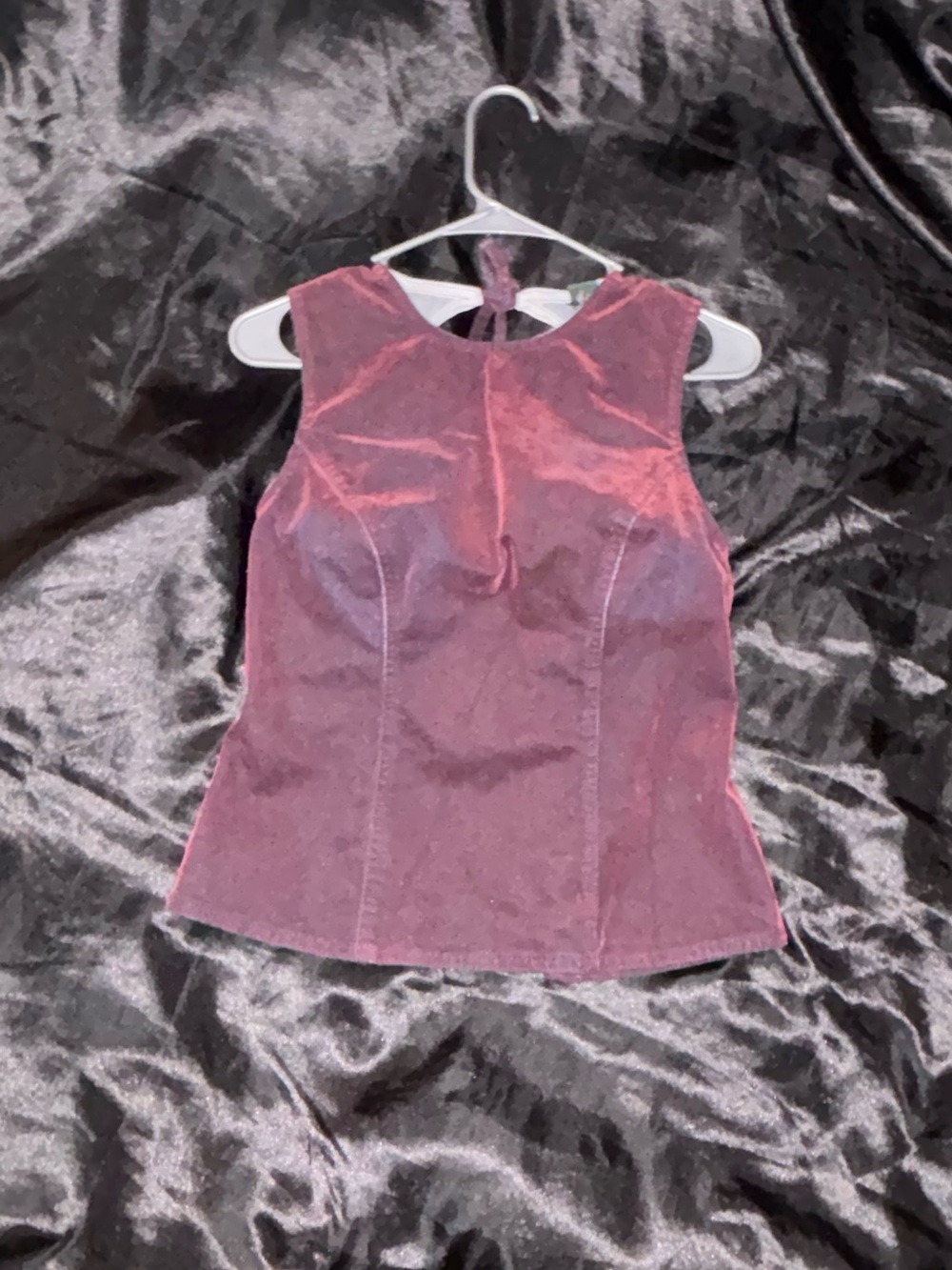 wild fable Velvet Sleeveless Camisole in Dusty Rose